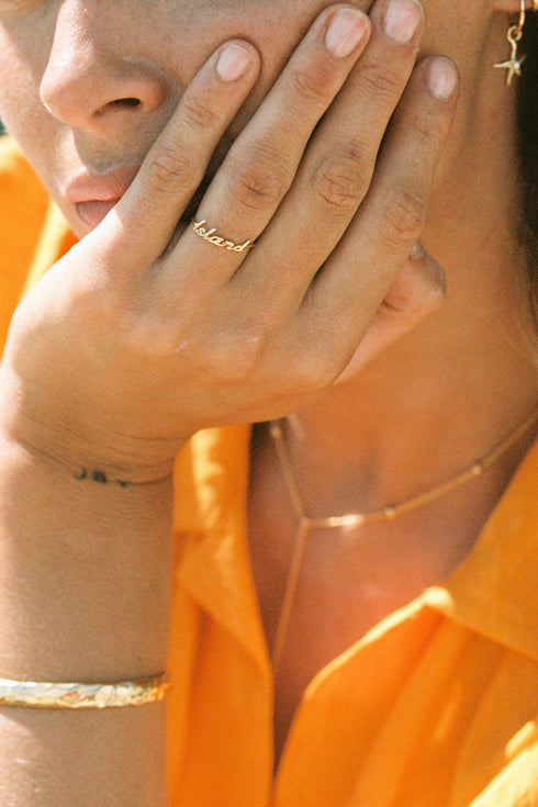 ISLAND RING ZILVER